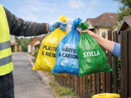 În atenția gălățenilor care locuiesc la casă. Ecosal a început distribuirea sacilor pentru colectarea selectivă