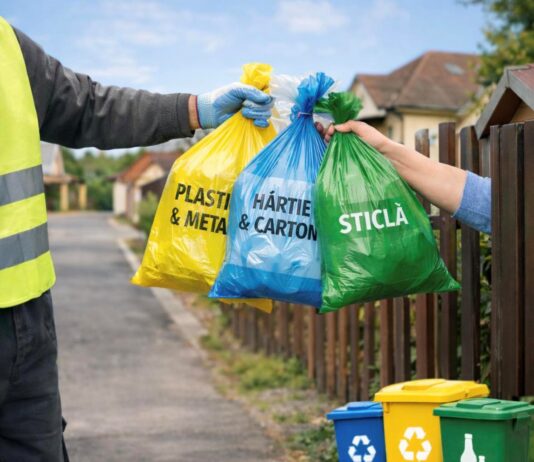 În atenția gălățenilor care locuiesc la casă. Ecosal a început distribuirea sacilor pentru colectarea selectivă