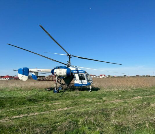 Mâine, dezinsecție aeriană la Galați. Se va acționa din elicopter împotriva insectelor dăunătoare