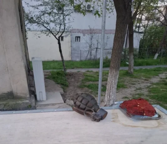 Grenadă defensivă găsită pe Siderurgiștilor în zona IREG