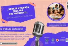 Concursul național de creație audio ,,Scoate violența școlară din anonimat”