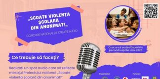 Concursul național de creație audio ,,Scoate violența școlară din anonimat”
