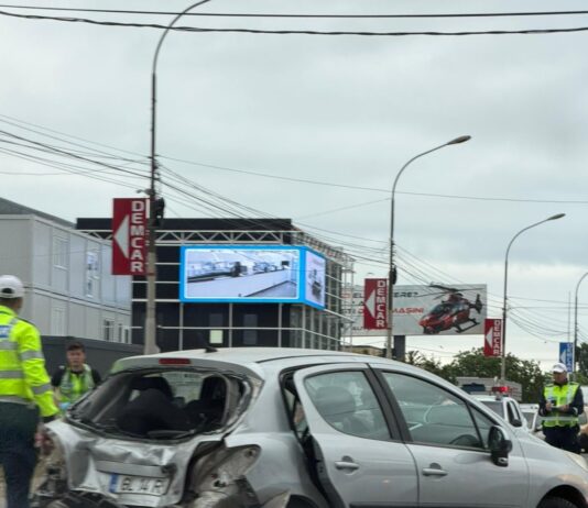 Accident rutier la Tirighina. Unul dintre șoferii implicați, în avansată stare de ebrietate