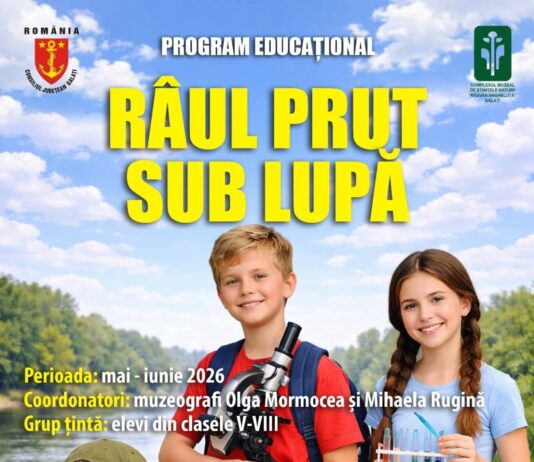 ”Râul Prut sub lupă”, un program educațional dedicat elevilor de gimnaziu din Galați