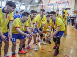 Aur pentru Galați la volei masculin! Arcada U17 este noua campioană a României