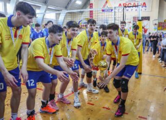 Aur pentru Galați la volei masculin! Arcada U17 este noua campioană a României