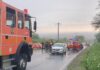 Autospecială de la ISU Galați, implicată într-un accident pe DN 26