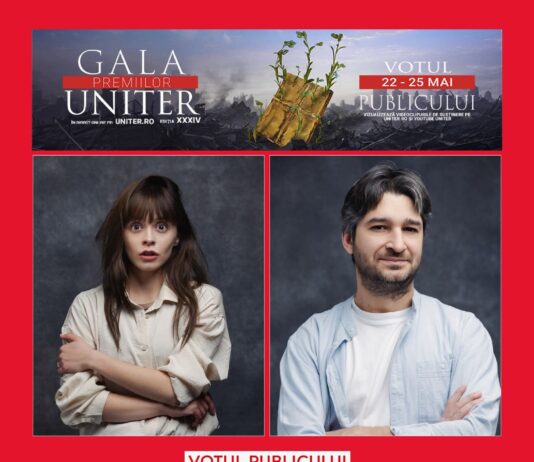 Doi artiști de la Teatrul Dramatic Galați, nominalizați la Premiile UNITER. S-a dat start voturilor publicului!