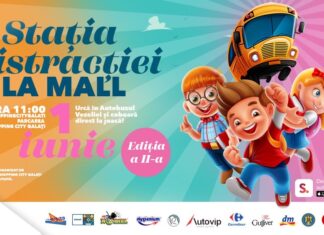 De 1 Iunie, Autobuzele Veseliei îi vor transporta pe cei mici către Stația Distracției, amenajată în parcarea Shopping City Galați
