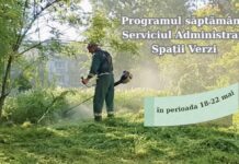 Iată unde va acționa Gospodărire Urbană, săptămâna aceasta, pentru întreținerea spațiilor verzi