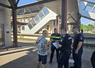 Razie a Poliției în gări