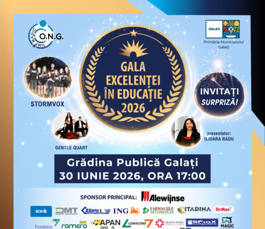 O tradiție care schimbă vieți: Gala Excelenței în Educație din Galați ajunge la a VI-a ediție