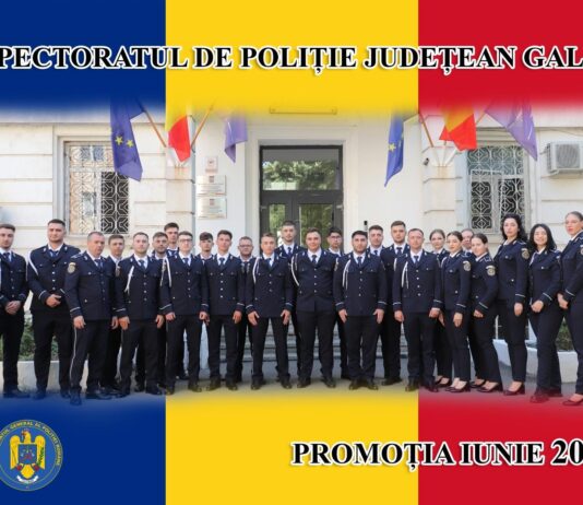 O nouă promoție de agenți de poliție, încadrată la IPJ Galați