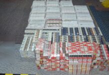Țigări de contrabandă descoperite de polițiștii de frontieră în urma unei percheziții