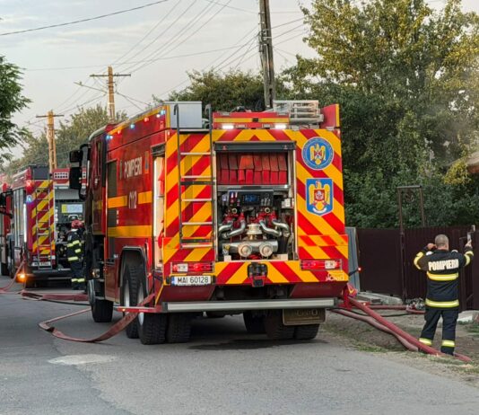 Incendiu mortal în județul Galați