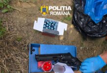 Împușcături la Nămoloasa. Pistolarul a fost reținut
