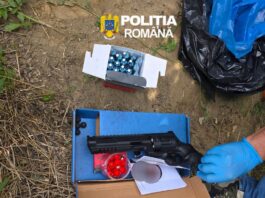Împușcături la Nămoloasa. Pistolarul a fost reținut