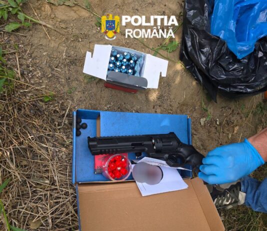 Împușcături la Nămoloasa. Pistolarul a fost reținut