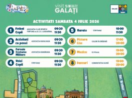Un tronson al străzii Domnească, închis în weekend pentru desfășurarea mai multor ateliere și evenimente