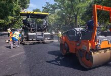 Cartiere în schimbare. Lucrări de asfaltare pe strada Alexandru Lăpușneanu