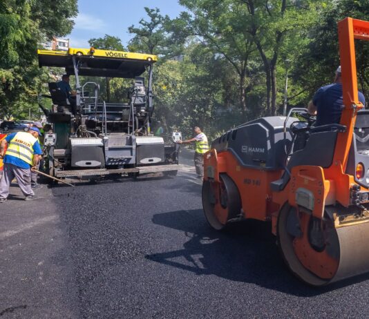 Cartiere în schimbare. Lucrări de asfaltare pe strada Alexandru Lăpușneanu