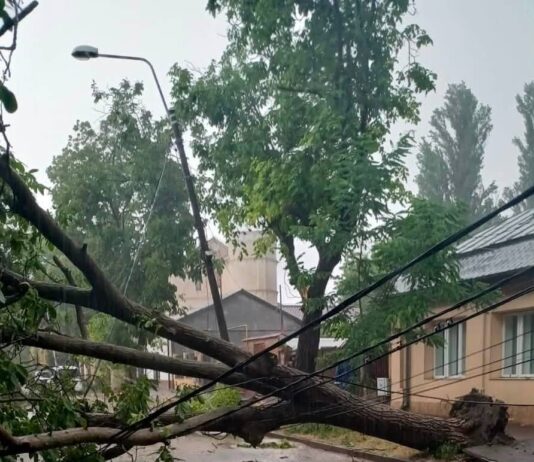 Furtună. Echipele Gospodărire Urbană, în teren pe întreg parcursul nopții