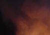 Incendiu la Braniștea. O femeie a făcut atac de panică