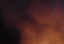 Incendiu la Braniștea. O femeie a făcut atac de panică
