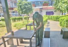 Gospodărire Urbană, în teren pentru lucrări de mentenanță în spațiile publice