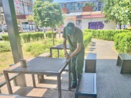 Gospodărire Urbană, în teren pentru lucrări de mentenanță în spațiile publice