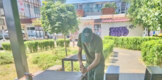 Gospodărire Urbană, în teren pentru lucrări de mentenanță în spațiile publice