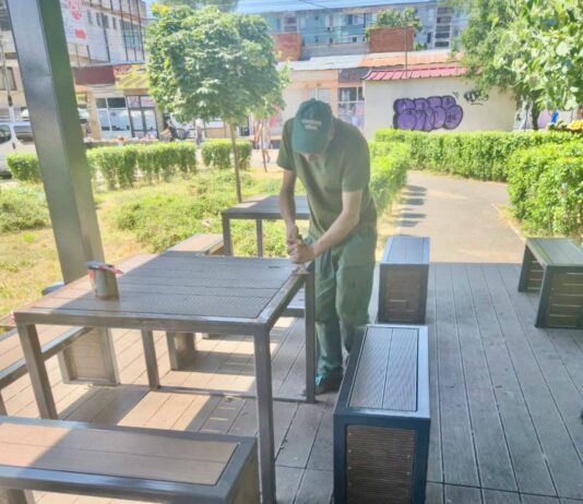 Gospodărire Urbană, în teren pentru lucrări de mentenanță în spațiile publice