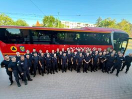 Un nou contingent de pompieri români a plecat în Franța pentru combaterea incendiilor de pădure