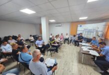 Jandarmeria Galați a organizat o ședință de lucru cu reprezentanții cluburilor sportive din județ
