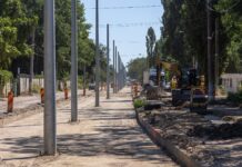 Lucrări în plină desfășurare pe strada Ștefan cel Mare