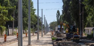 Lucrări în plină desfășurare pe strada Ștefan cel Mare
