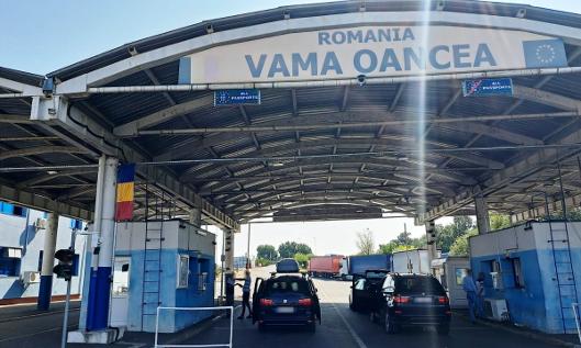 Autoturism neînmatriculat descoperit la frontieră