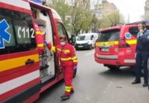 Bărbat rănit după explozia unei butelii