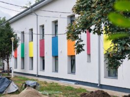 Lucrări în desfășurare la Grădinița nr. 9. Primăria o modernizează cu fonduri europene și de la bugetul local