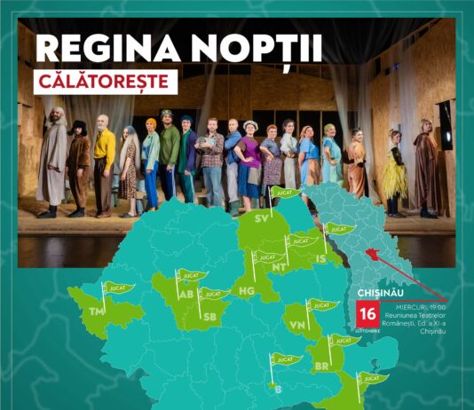 Teatrul Dramatic participă cu „Regina nopții” la Reuniunea Teatrelor Naționale Românești de la Chișinău