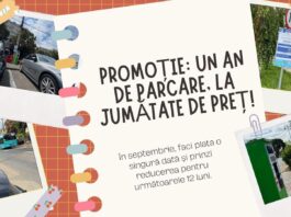 Gălățeni, nu uitați: în septembrie, achiziționați abonamente sau permise anuale de parcare la jumătate de preț!