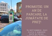 Gălățeni, nu uitați de promoția lunii septembrie: parcare pentru un an la jumătate de preț!