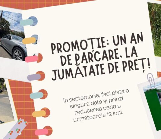 Gălățeni, nu uitați: în septembrie, achiziționați abonamente sau permise anuale de parcare la jumătate de preț!