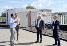 Lucrări avansate la parcarea etajată din Micro 21