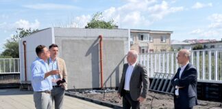 Lucrări avansate la parcarea etajată din Micro 21