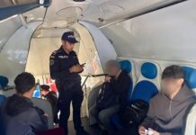 Polițiștii au depistat 29 de persoane care călătoreau pe tren fără documente de transport