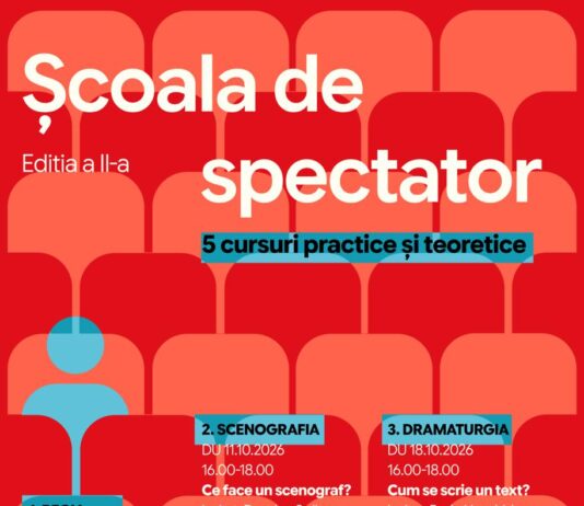 Teatrul Dramatic „Fani Tardini” și Vilamba lansează Școala de Spectator