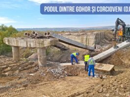 Podul rutier, reabilitat și modernizat cu bani europeni