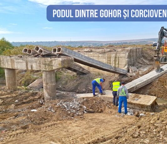 Podul rutier, reabilitat și modernizat cu bani europeni